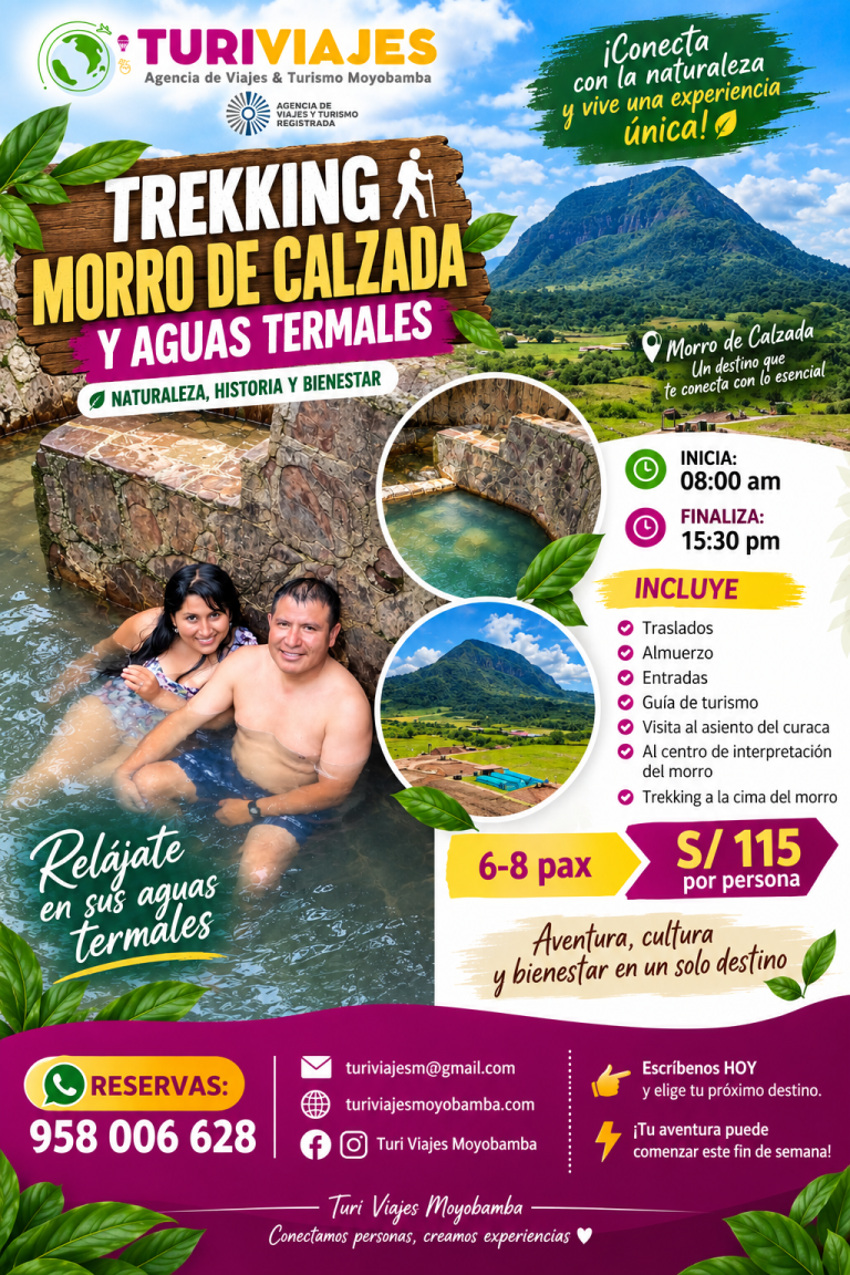 trekking morro de calzada y baños termales